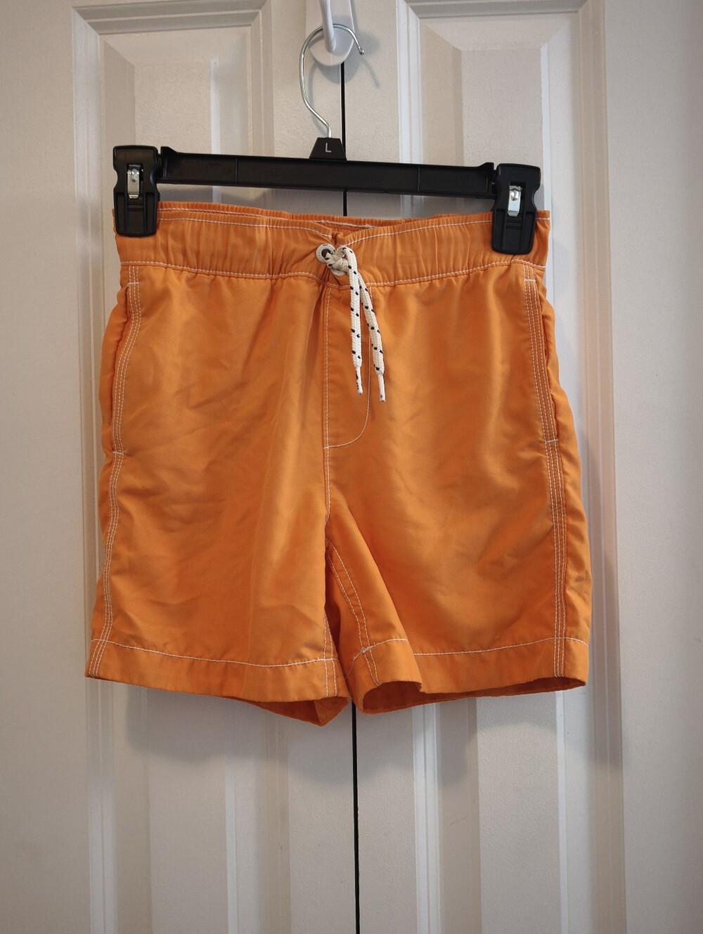 GAP Boys Orange Swim Trunks with Drawstring